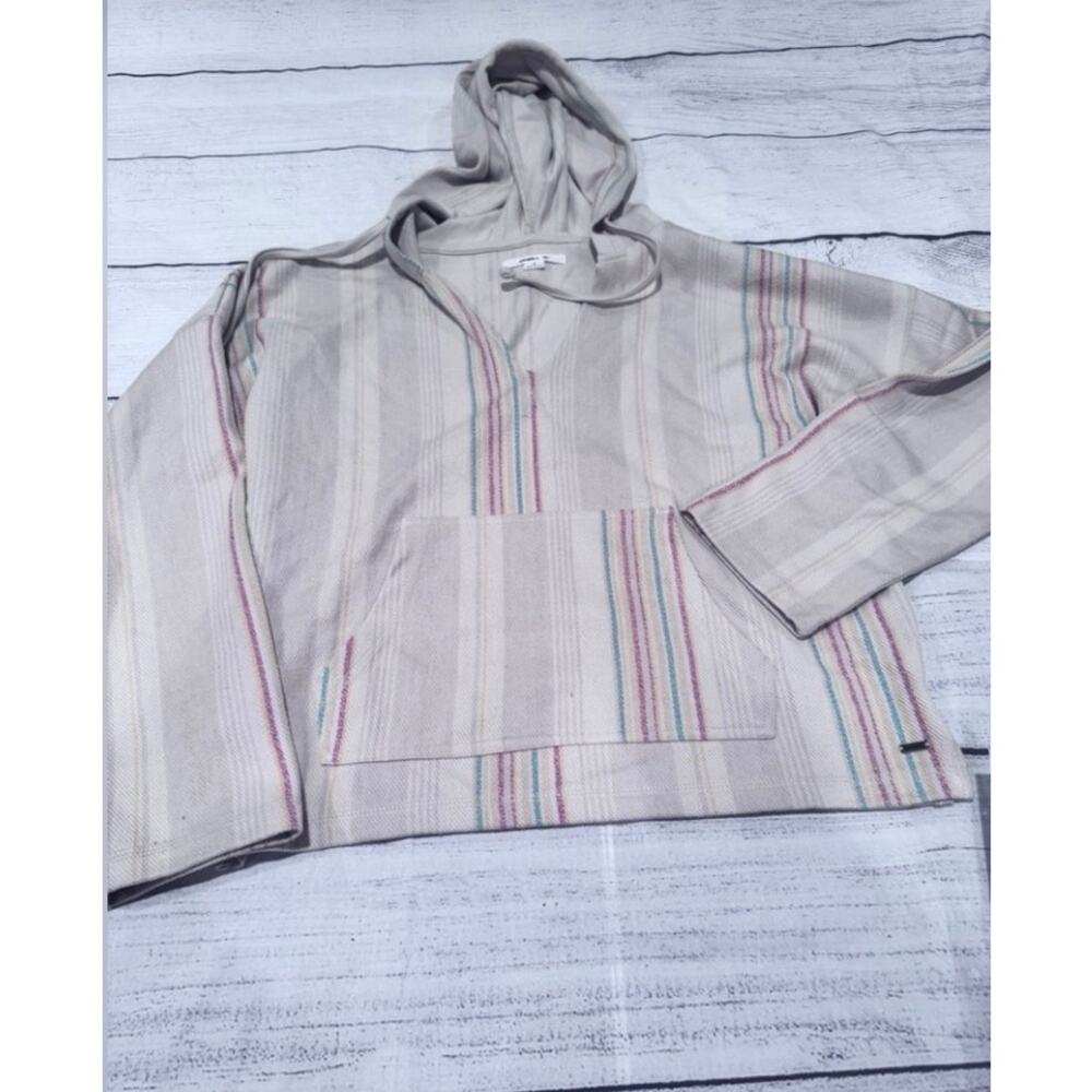 O’Neill Striped Poncho/Hoodie Size Small